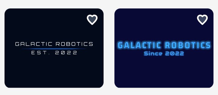 17. Produce a space-themed logo for a robotics brand, featuring galactic and modern tech lettering.