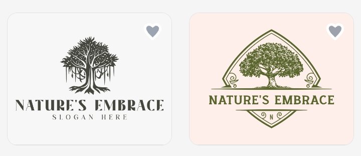 21. Design a minimalist tree logo with thin branches, natural textures, and neutral background.
