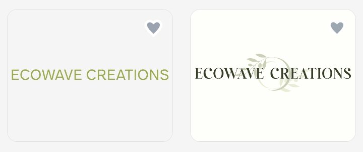 23. Produce an eco-friendly product logotype with soft gradients, and organic shapes.