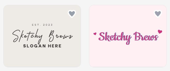 28. Design an indie coffee shop logotype with sketchy lines, warm tones, and handwritten script.