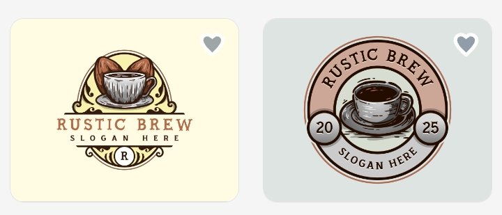 7. Generate a retro coffee shop logo emblem with a hand-drawn cup, earthy tones, and worn-out texture.