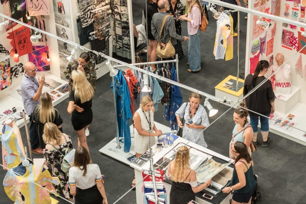People Browsing Art Fair