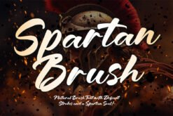 Spartan Brush - Brush Font