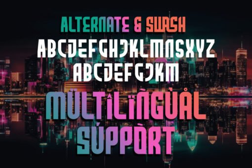 Exhotic - Industrial Bold Sans Serif Display Font - Image 10