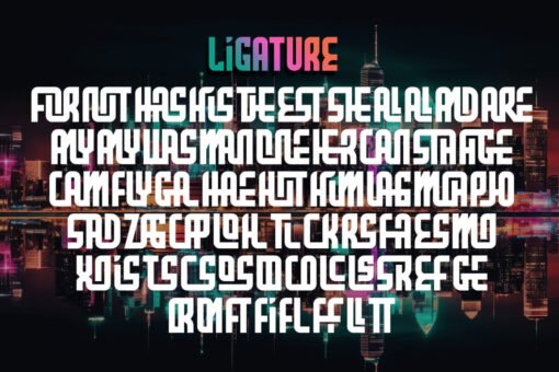 Exhotic - Industrial Bold Sans Serif Display Font - Image 11