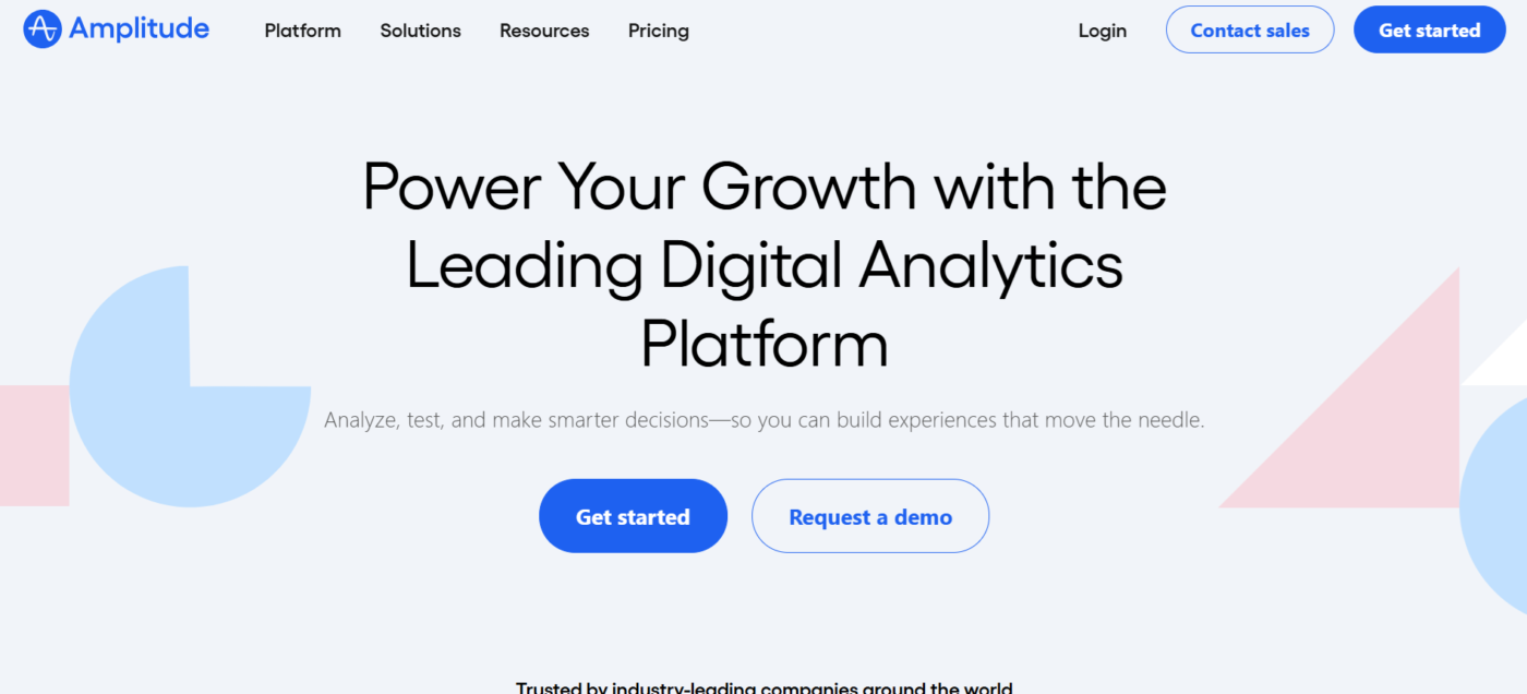 Amplitude website