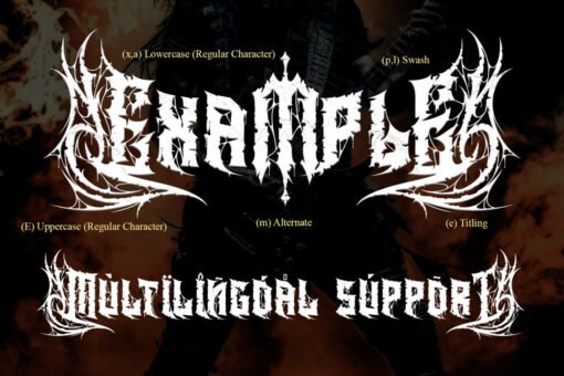 Heavytal - Heavy Metal Font - Image 15