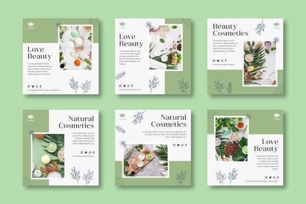 Botanical Social Media Design