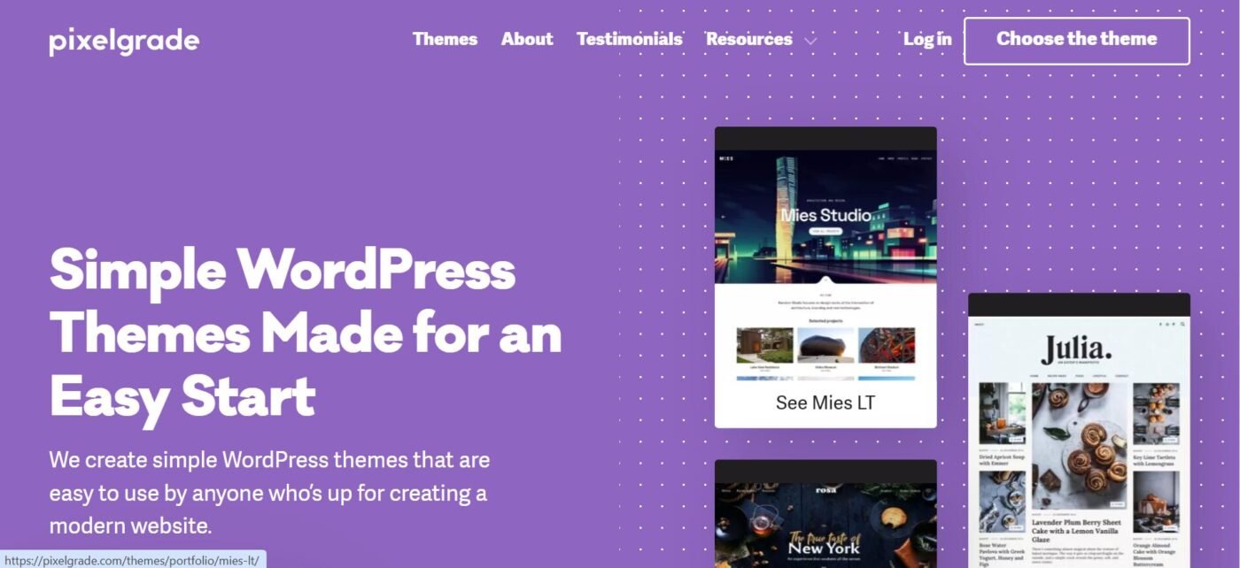 Pixelgrade website