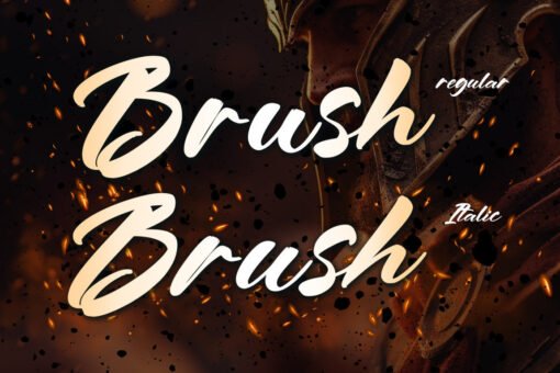 Spartan Brush - Brush Font - Image 9