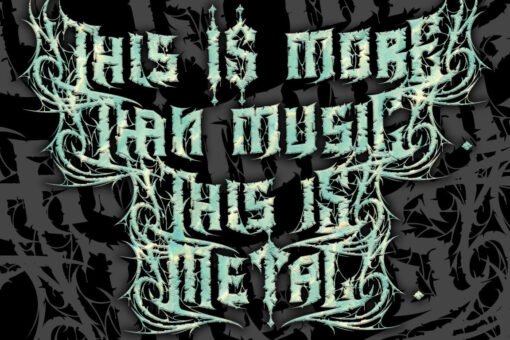 Heavytal - Heavy Metal Font - Image 9