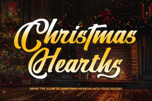 Christmas Hearths – Christmas Script Font