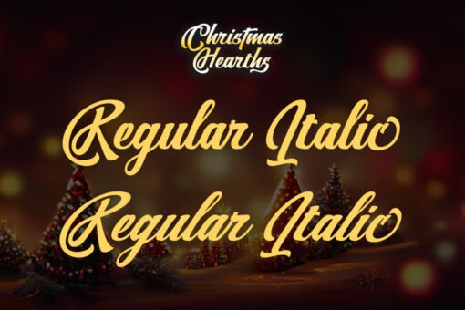 Christmas Hearths – Christmas Script Font - Image 10