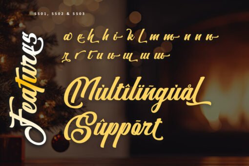 Christmas Hearths – Christmas Script Font - Image 13