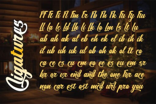 Christmas Hearths – Christmas Script Font - Image 14