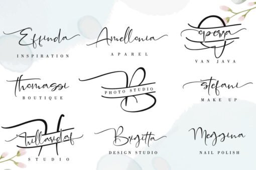 Alleffra – Modern Handwritten Monogram Font - Image 4
