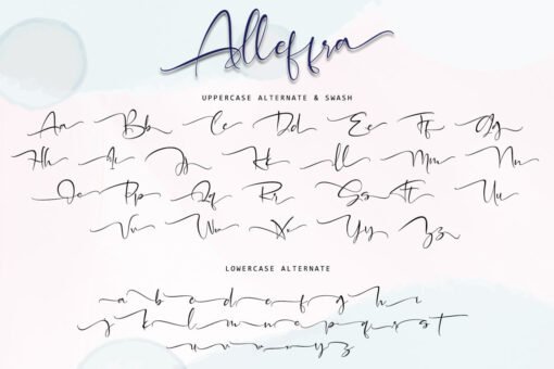 Alleffra – Modern Handwritten Monogram Font - Image 9
