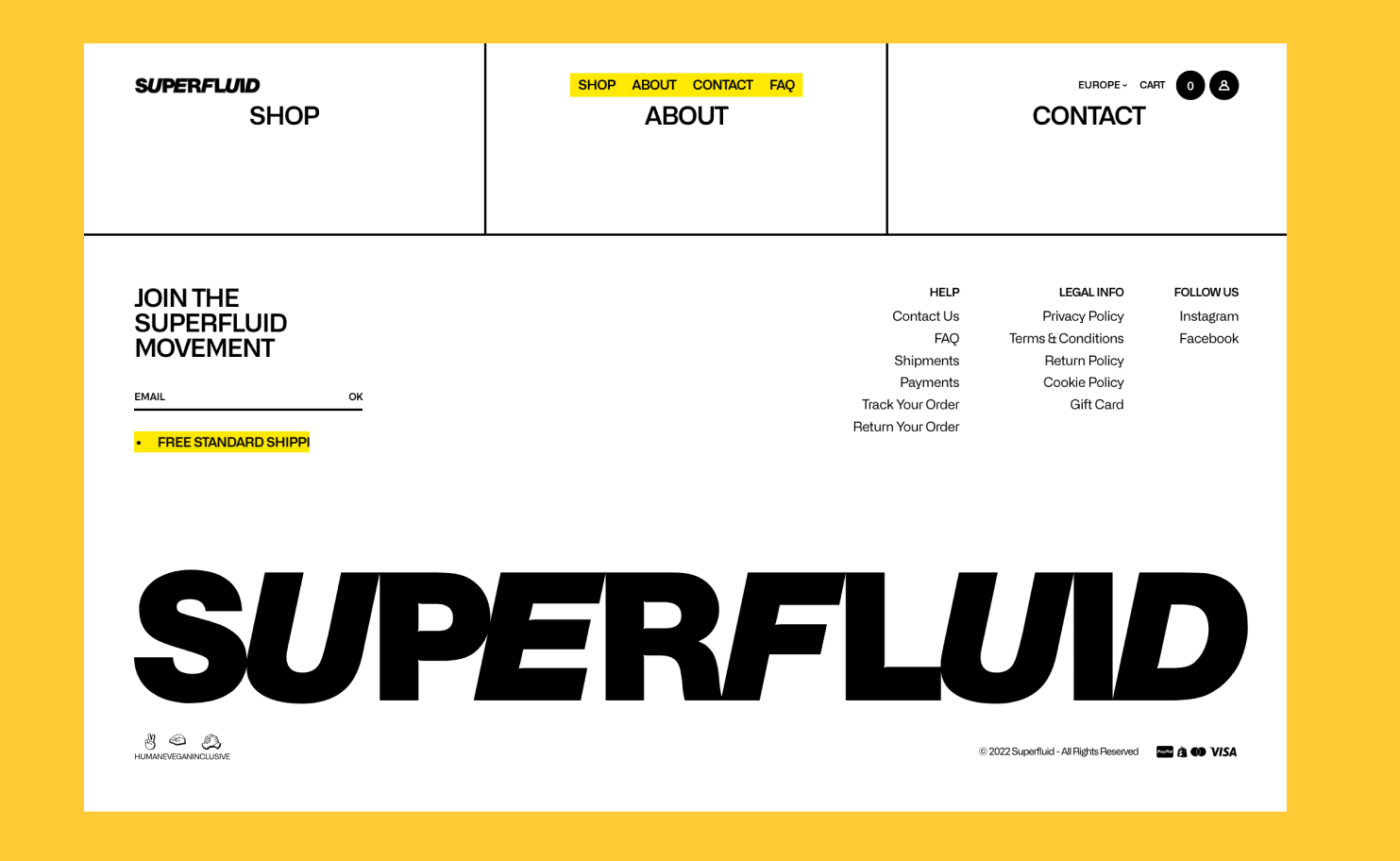 Web design footer illustration
