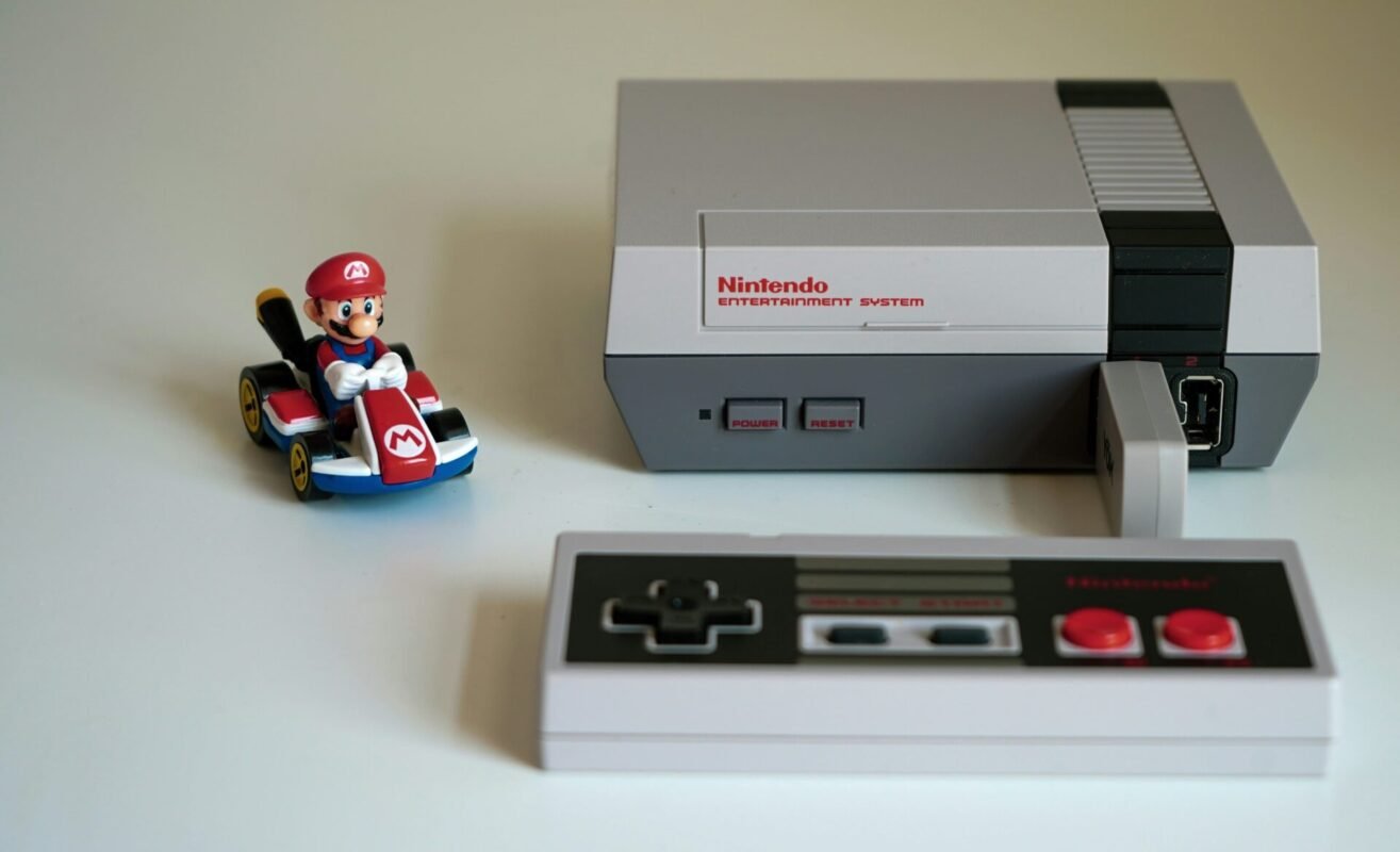 Mario Nintendo mascot logo example in gaming (www.unsplash.com)