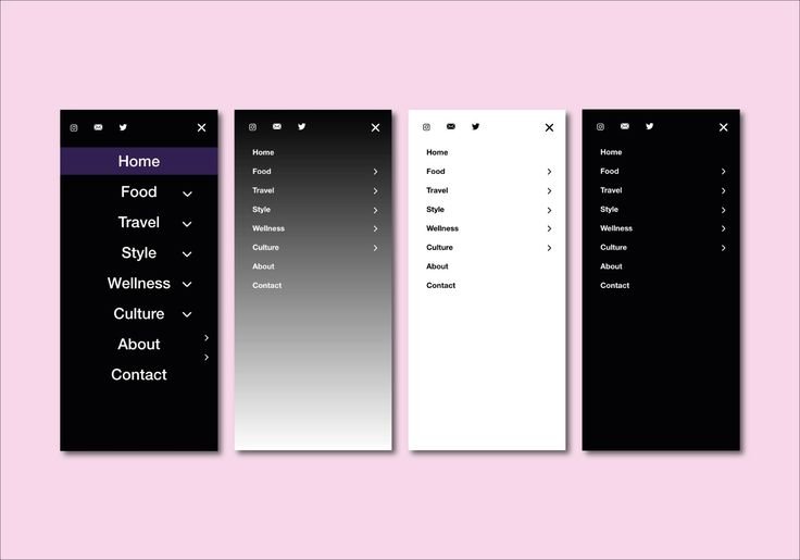 Navigation designs | Source: Pinterest – Melba Fernandes