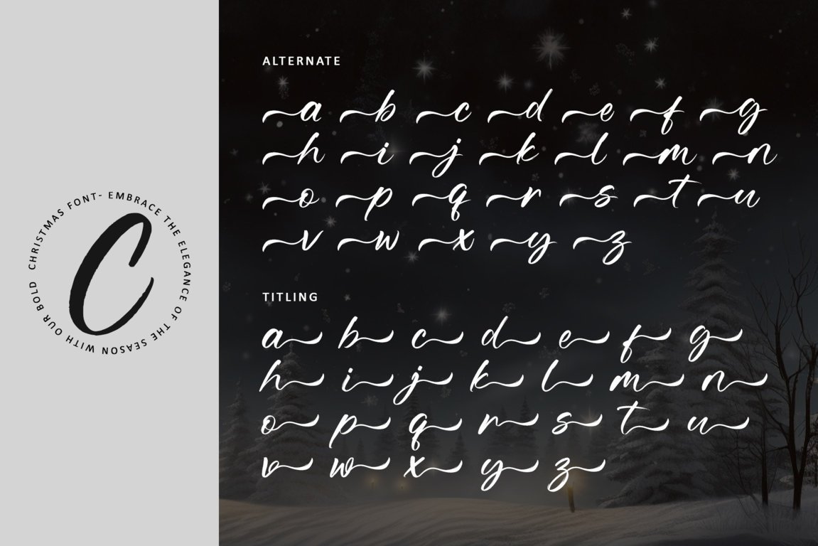 Christmas Merryland – Festive Brush Handwritten Font for Holiday Designs - Image 10