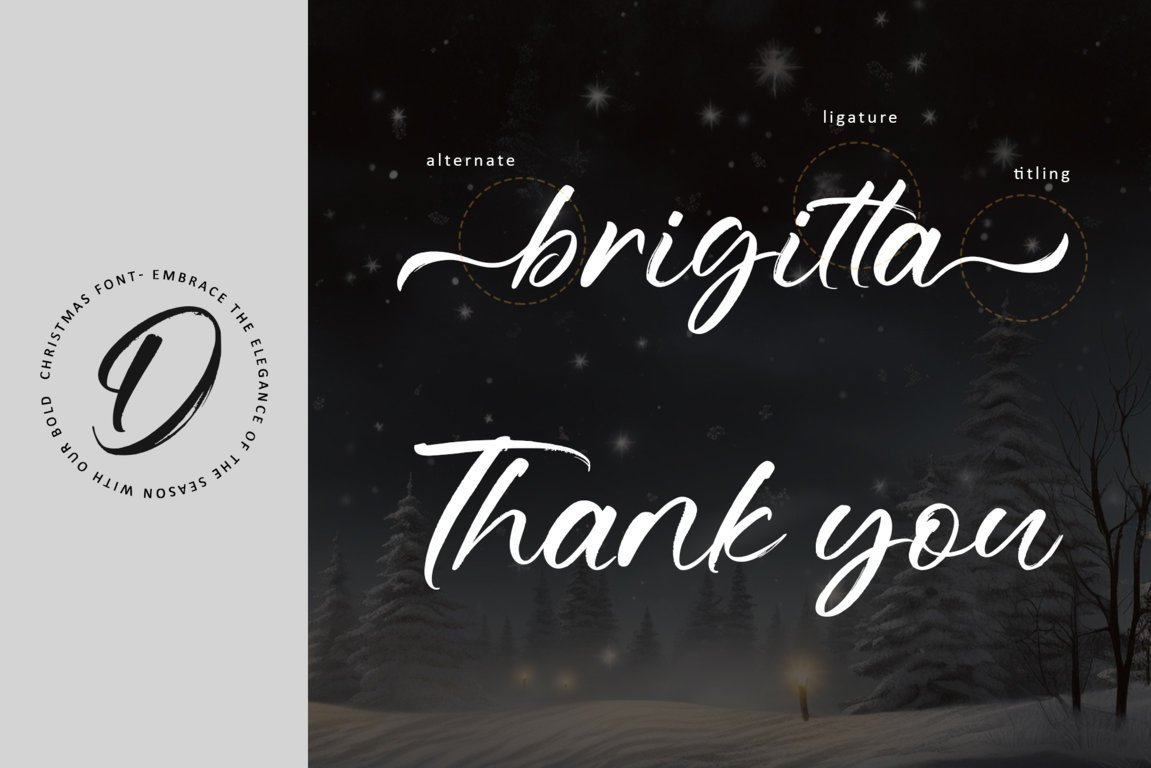 Christmas Merryland – Festive Brush Handwritten Font for Holiday Designs - Image 11