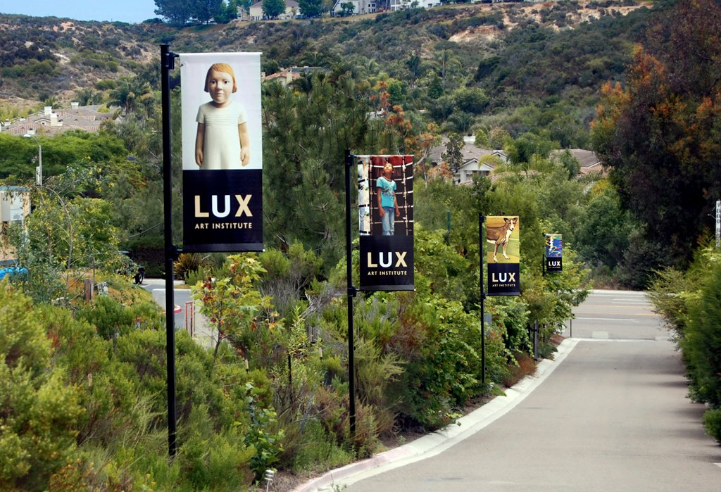 Street banners (Source: Graphis.com - Lux Art Institute)