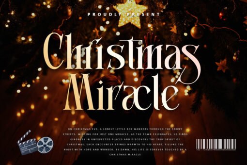Christmas Fecsival – Elegant Serif Font for Holiday Designs - Image 2