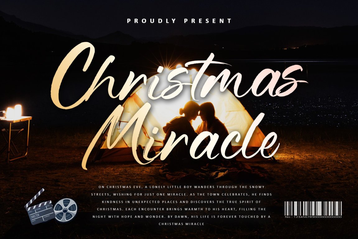 Christmas Merryland – Festive Brush Handwritten Font for Holiday Designs - Image 2