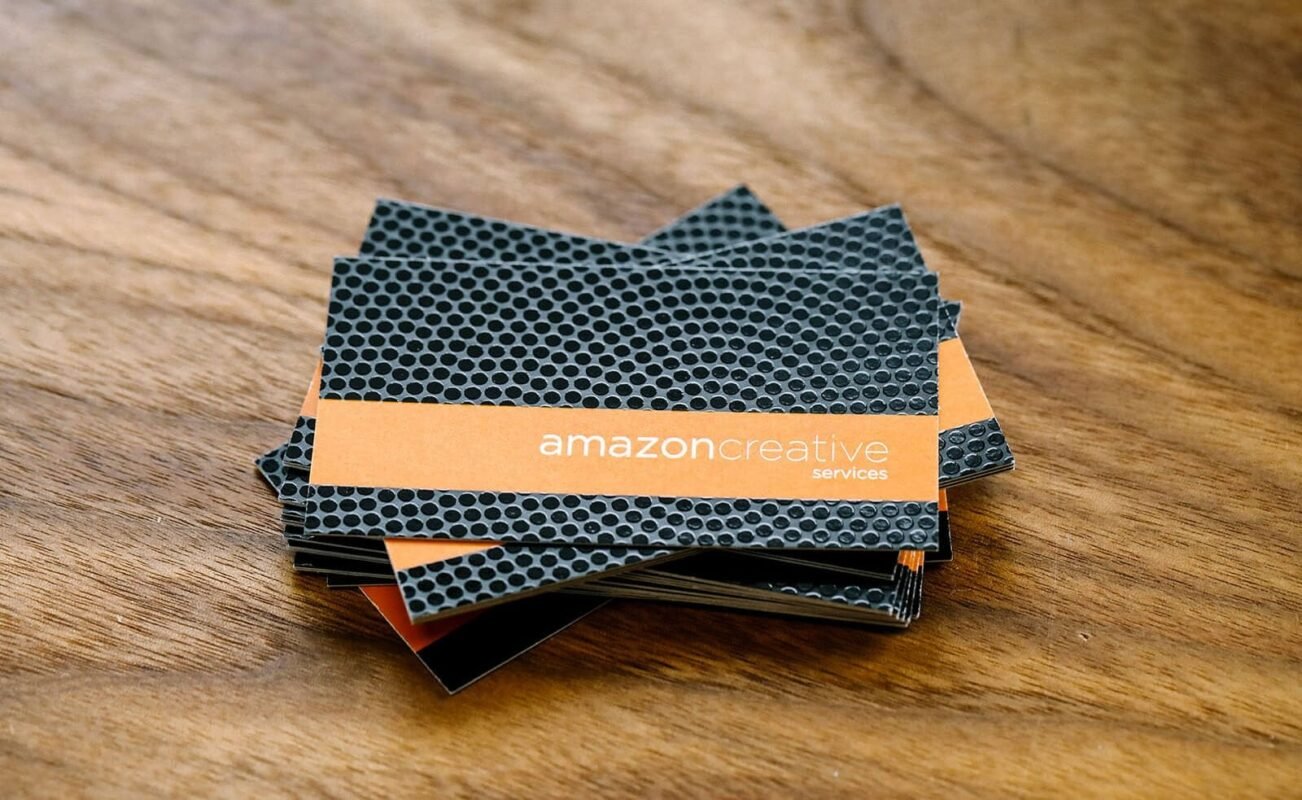 Example of matte business cards (Source: Primoprint)