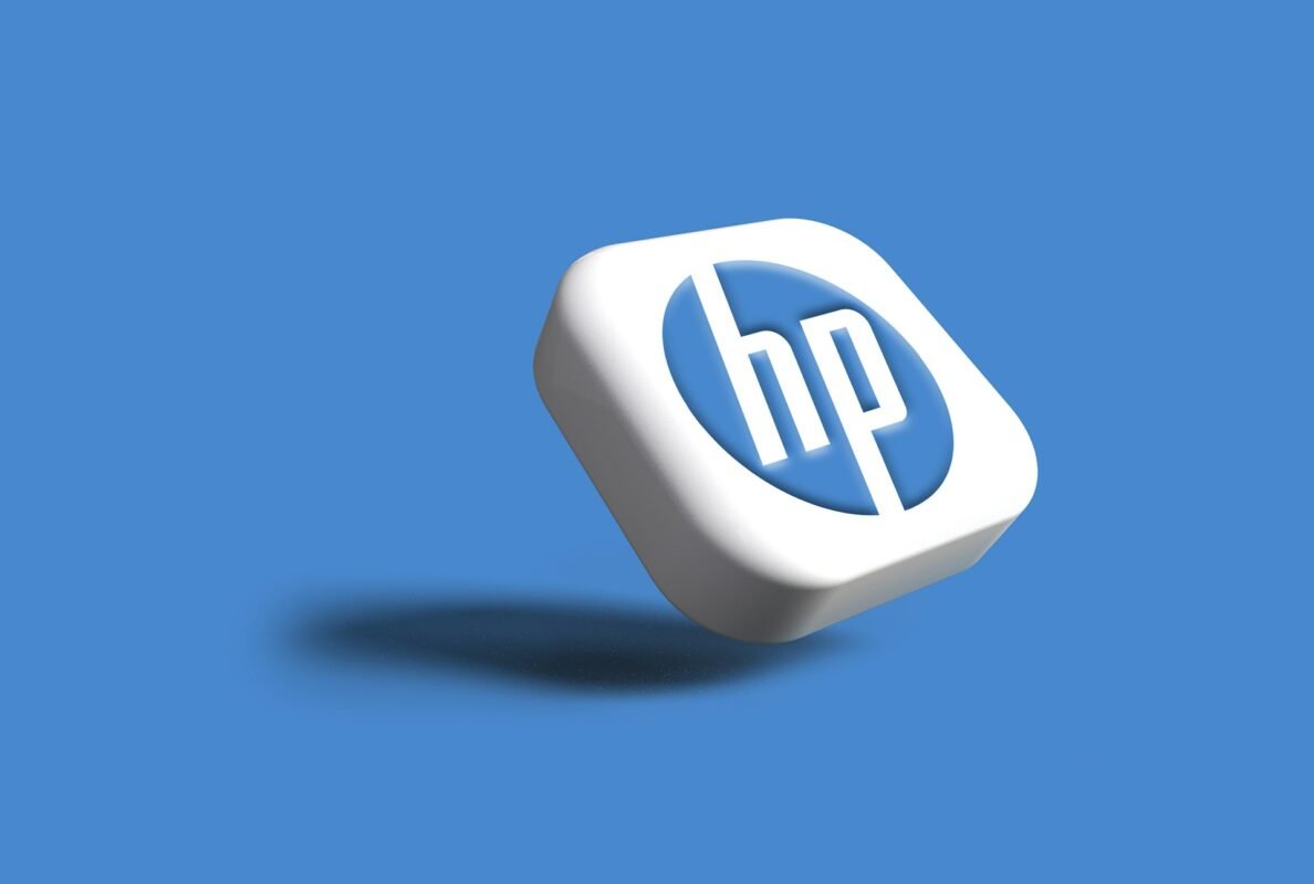 The monogram logo of HP