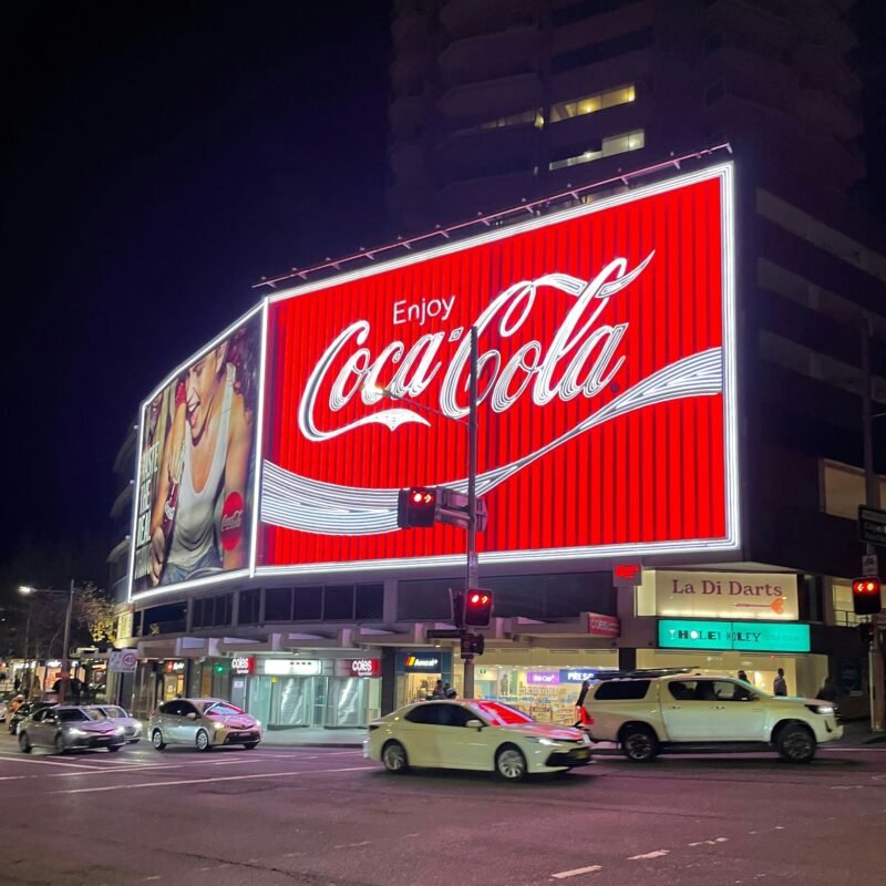 Coca-Cola digital signage | Source: Unsplash