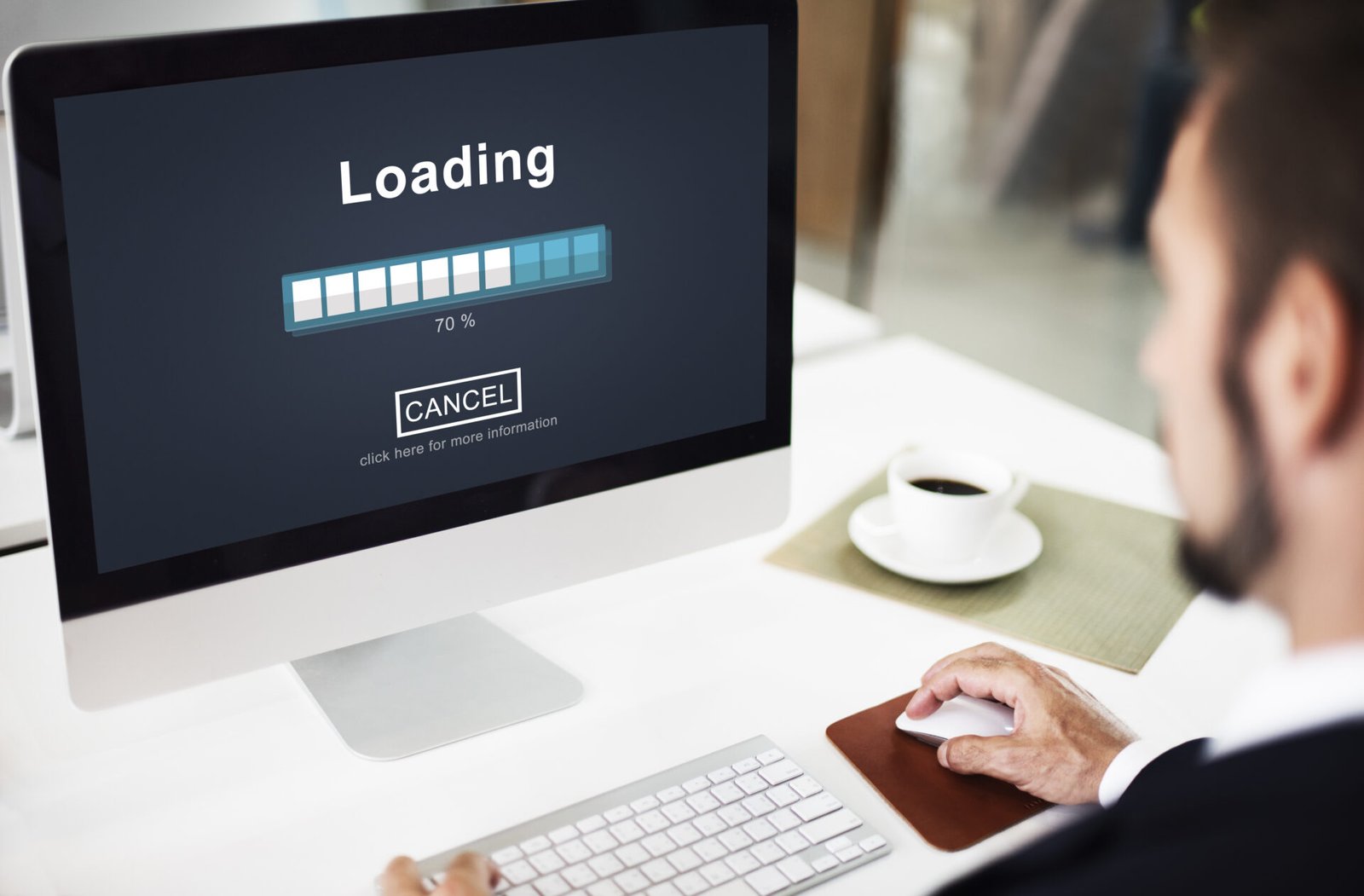 slow loading time illustration