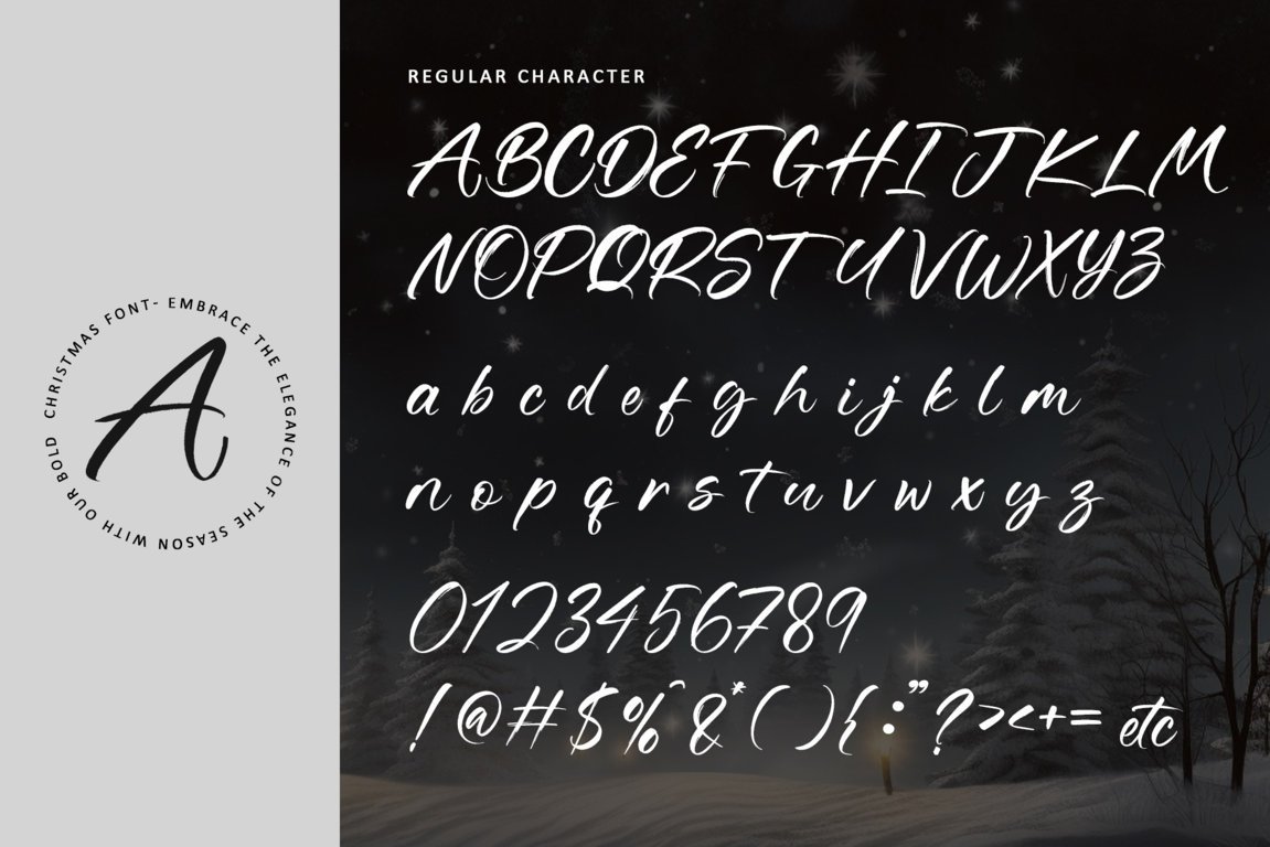 Christmas Merryland – Festive Brush Handwritten Font for Holiday Designs - Image 8