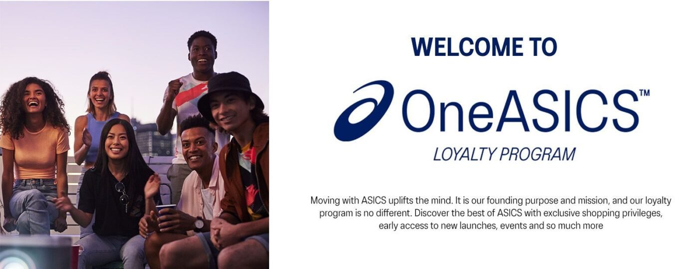 ASICS OneASICS loyalty program welcoming members (Source: Asics.com)