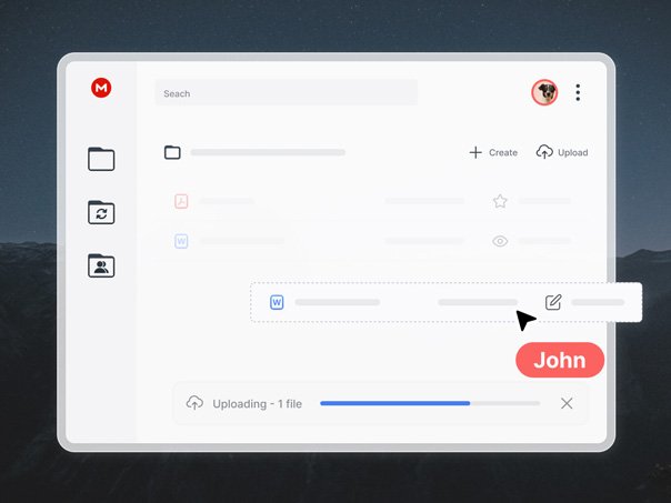 MEGA application display | Source: Mega.io