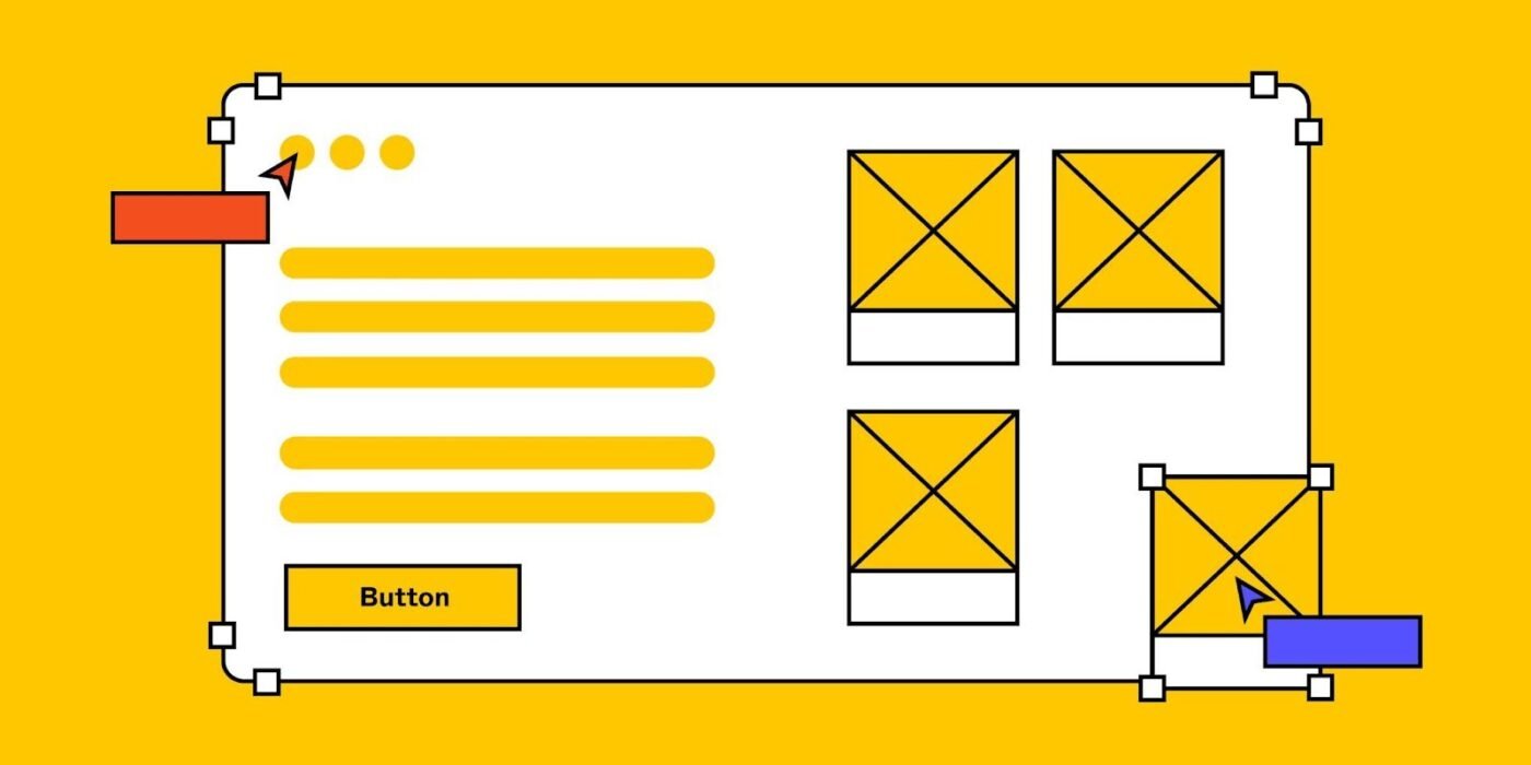 Start to build an interactive website with wireframes