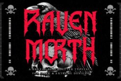 Ravenmorth – Black Metal Gothic Blackletter Font