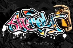 Aerolt – Bold Graffiti Font with Urban Street Style for Branding, Apparel & Digital Design