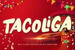 Tacoliga – Bold Playful Display Font