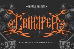 Crucifer – Dark Gothic Blackletter Font