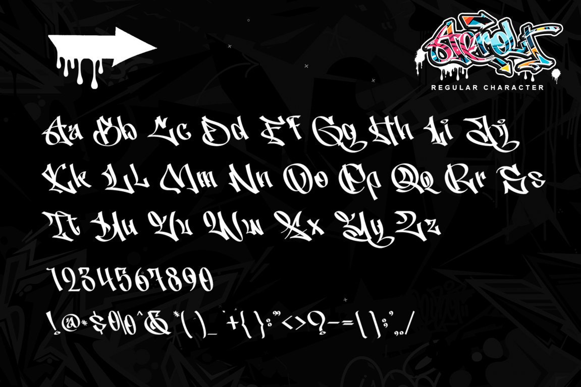 Aerolt – Bold Graffiti Font with Urban Street Style for Branding, Apparel & Digital Design - Image 11