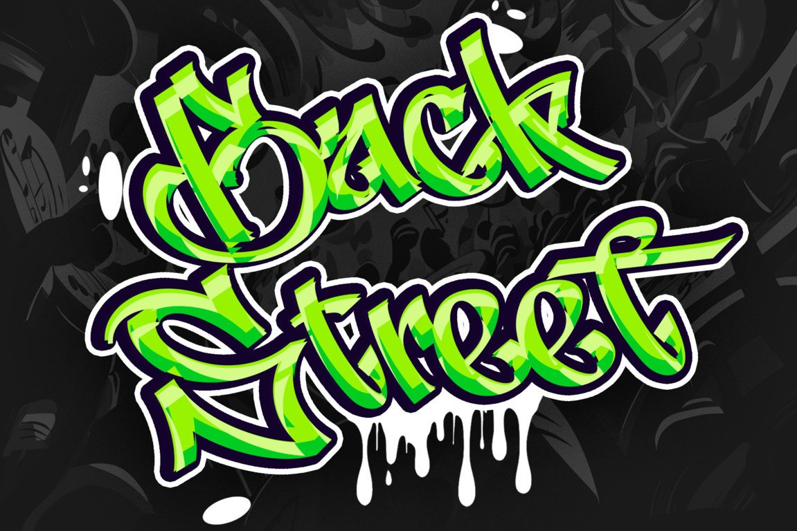 Aerolt – Bold Graffiti Font with Urban Street Style for Branding, Apparel & Digital Design - Image 2