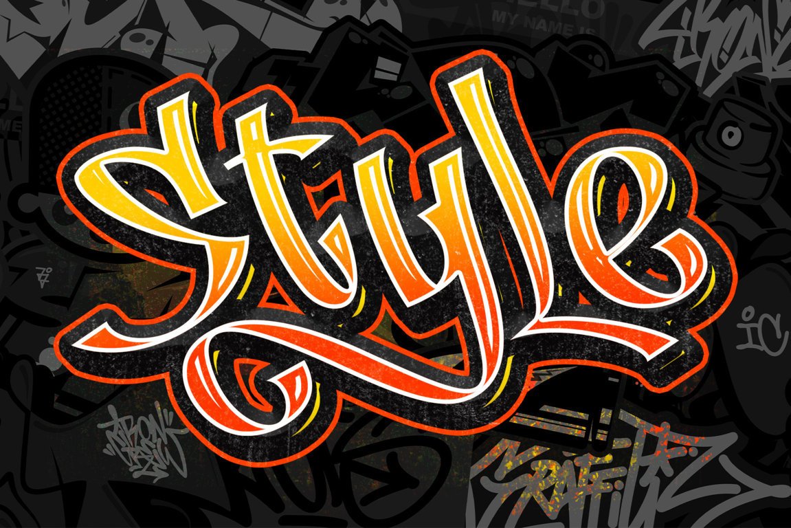Aerolt – Bold Graffiti Font with Urban Street Style for Branding, Apparel & Digital Design - Image 5
