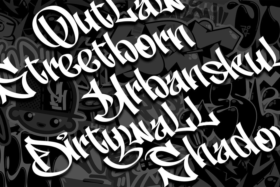 Aerolt – Bold Graffiti Font with Urban Street Style for Branding, Apparel & Digital Design - Image 9