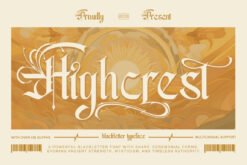 Highcrest Elegant Blackletter Font