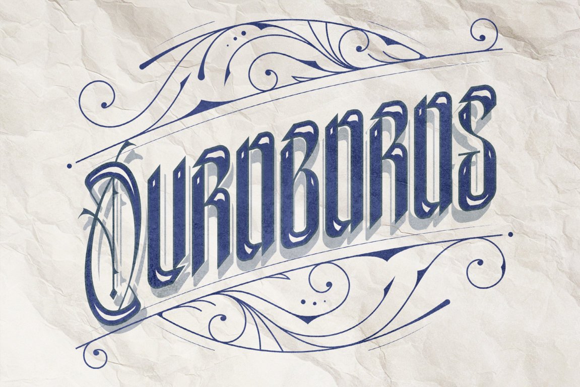 Xerathos Gothic Blackletter Medieval Font - Image 5